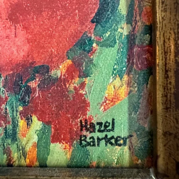 Francesca’s Villa textured framed print by Hazel Barker.In great condition. - Picture 2 of 11